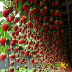 Клубника ампельная Анастасия купить по цене от 370р. в интернет-магазине «Посадика» с доставкой почтой в в Благодарныйе и по всей России – [изображение №1].