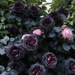 Роза Черная купить по цене от 450р. в интернет-магазине «Посадика» с доставкой почтой в в Благодарныйе и по всей России – [изображение №1].